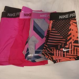 Nike Pro compression spandex shorts